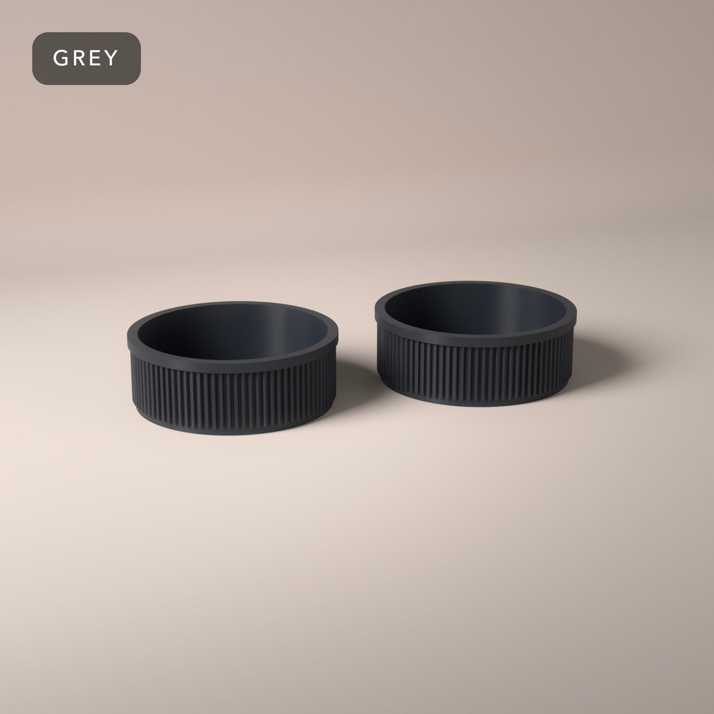 Key Bowl His and Hers 2-Pack in Grey