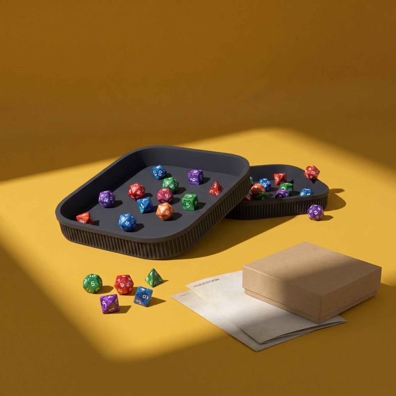 Dice Tray 2-Pack Two Players, lifestyle photo