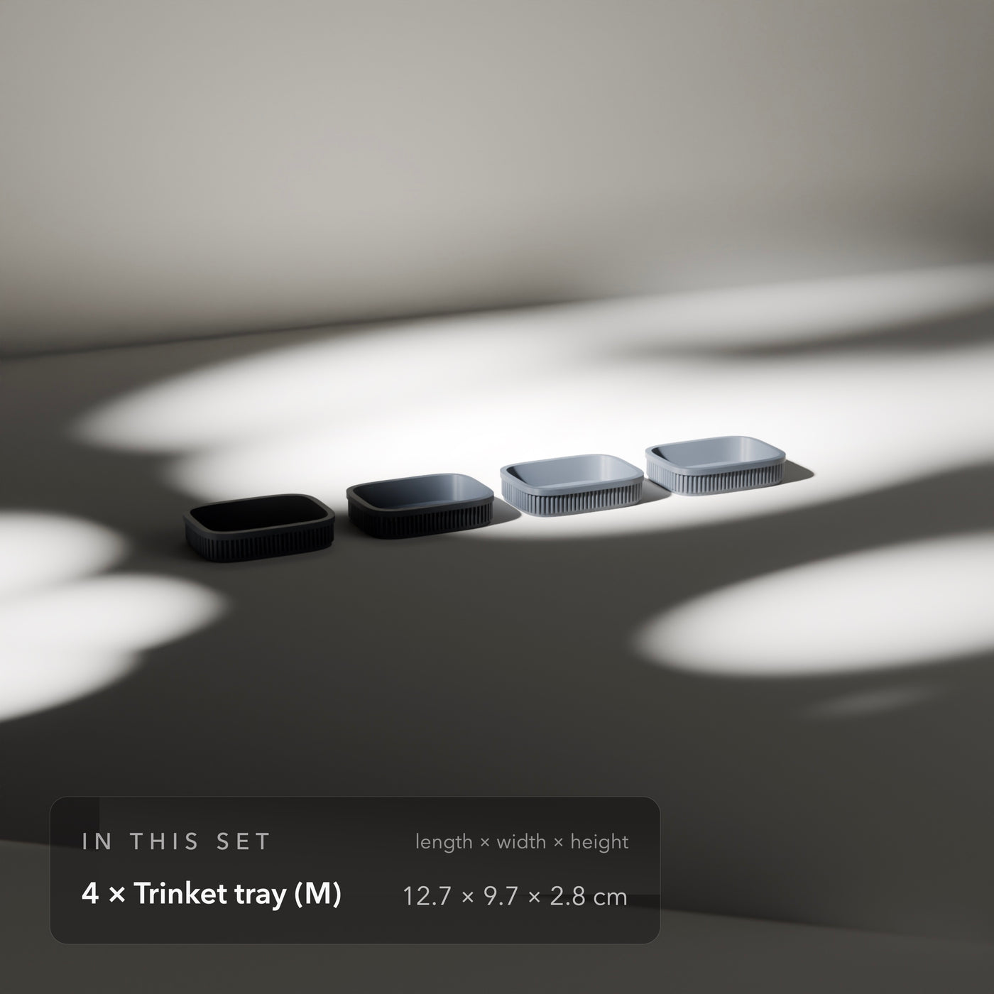 Trinket Tray 4-Pack Drawer Set in Trinket Tray 4-Pack Drawer Set, size