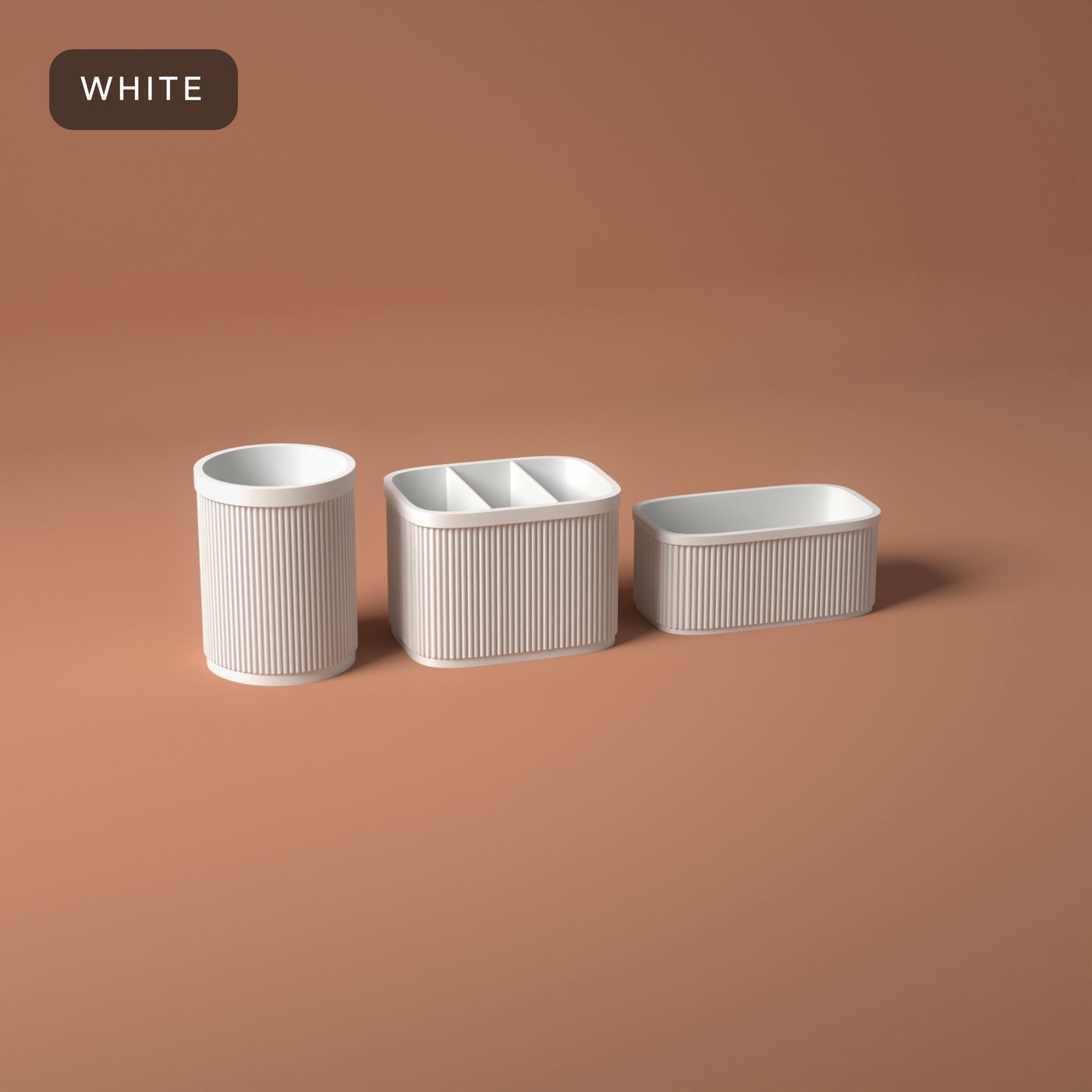 Kitchen Counter Set in White