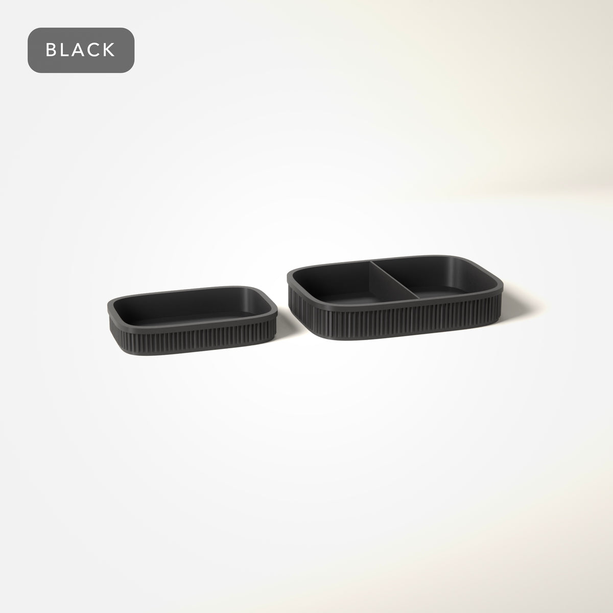 Nesting Valet Trays Set of 2 in Black