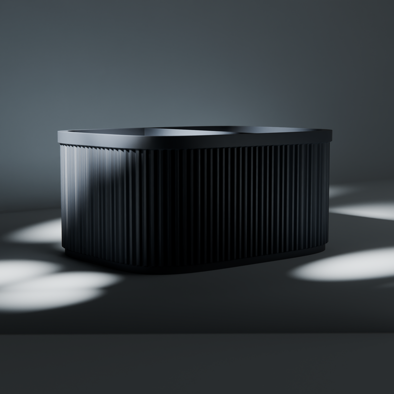 Ribbed Bedside Caddy, studio