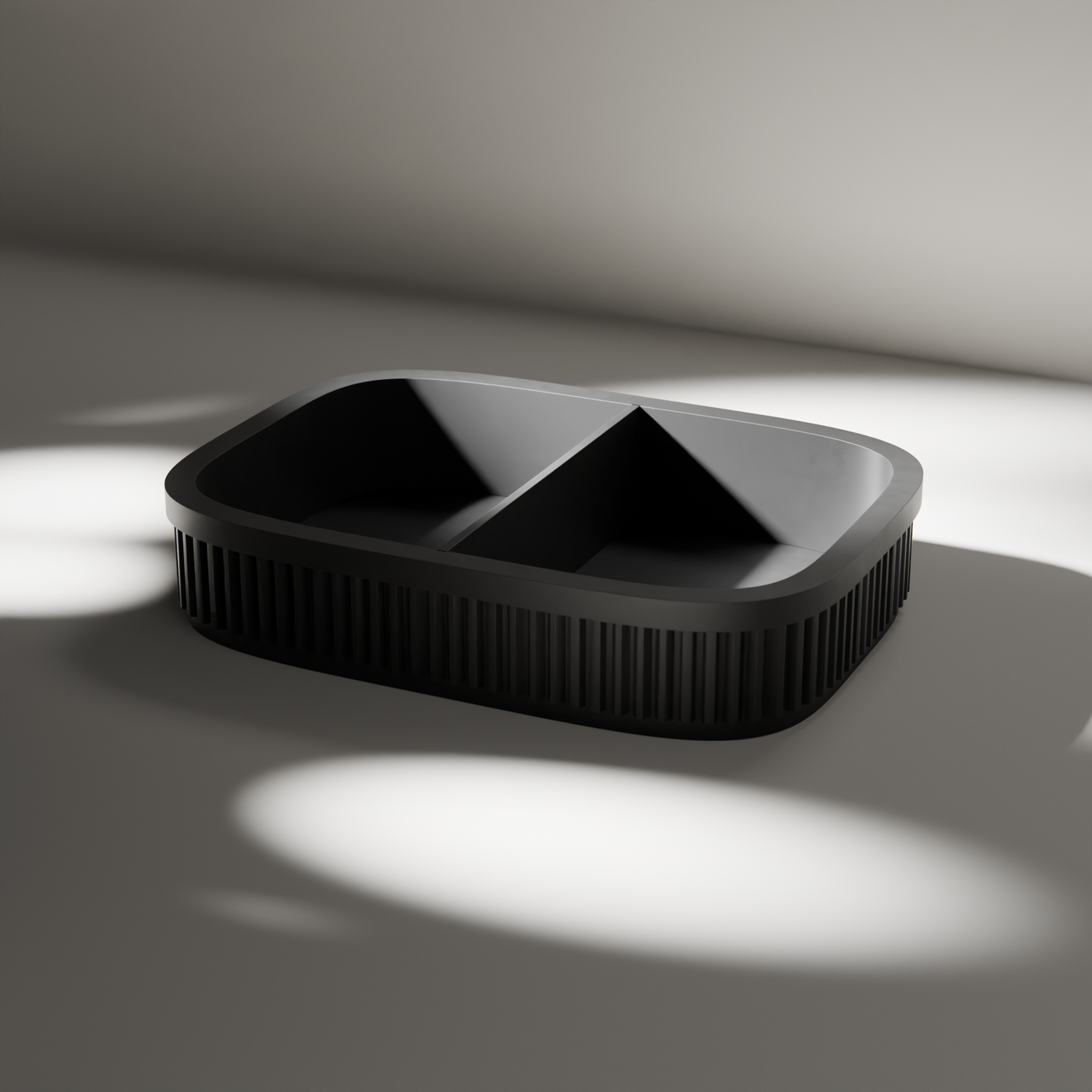 Ribbed Coin and Money Tray in Ribbed Coin and Money Tray, studio