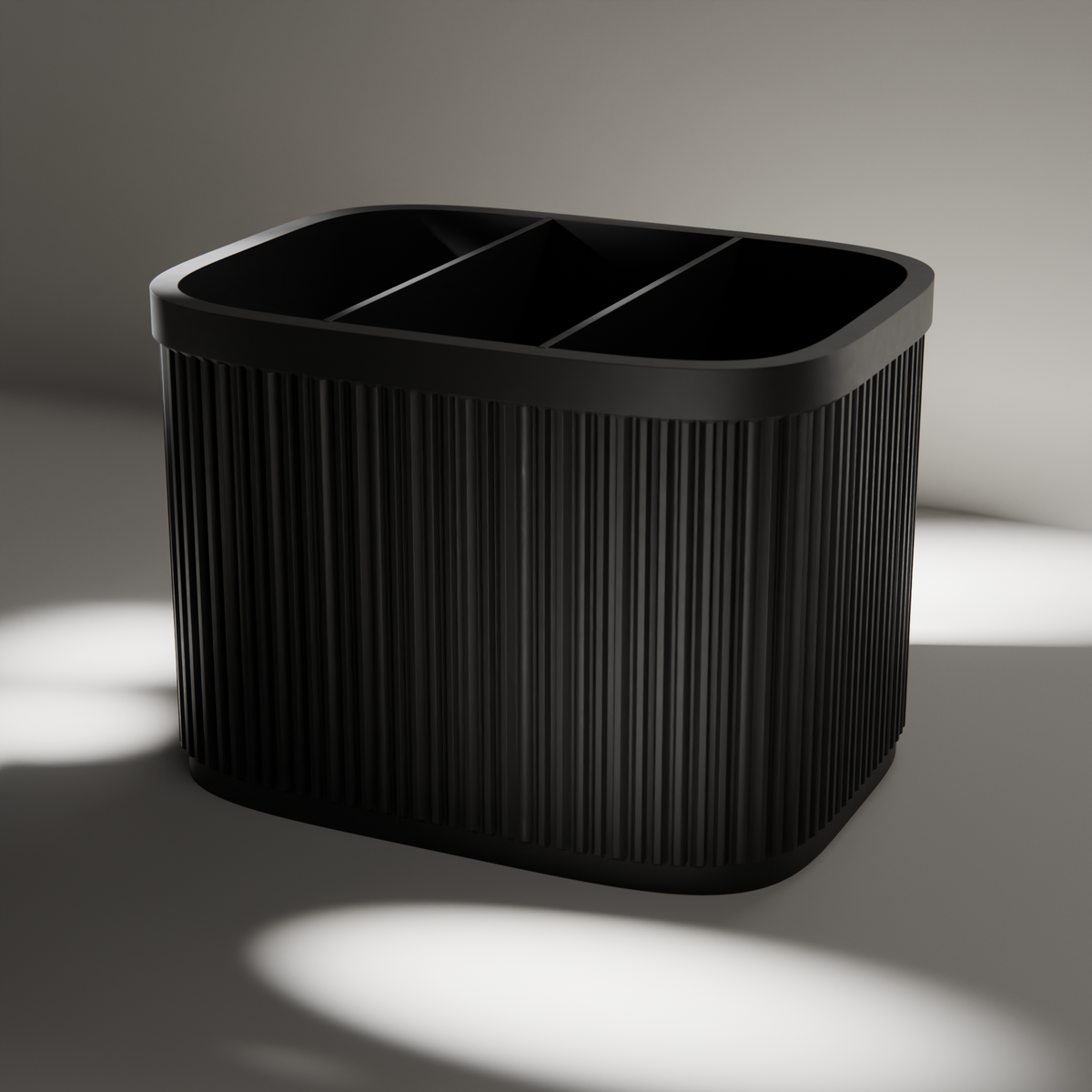 Ribbed Cutlery Caddy in Ribbed Cutlery Caddy, studio