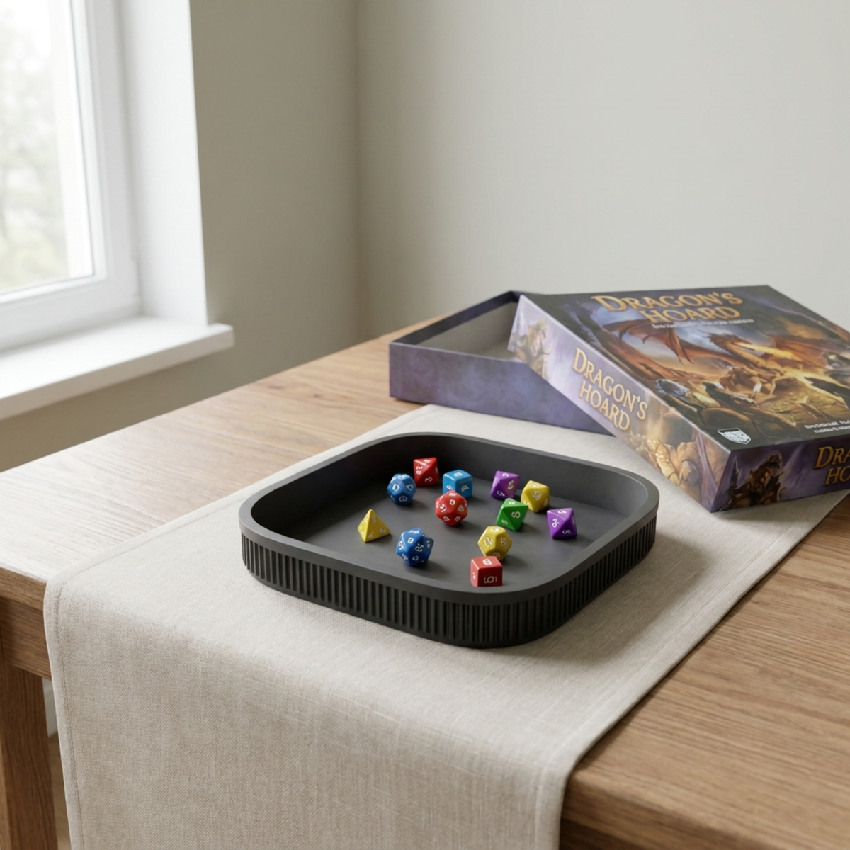 Ribbed Dice Tray in Ribbed Dice Tray, lifestyle photo