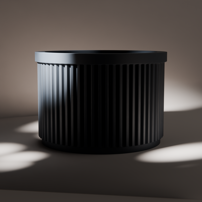 Ribbed Lip Balm Holder, studio