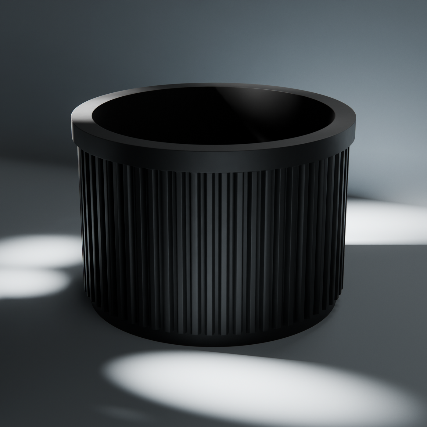 Ribbed Lip Balm Holder in Ribbed Lip Balm Holder, studio