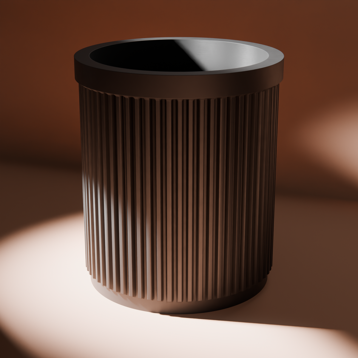 Ribbed Pen Pot in Ribbed Pen Pot, studio