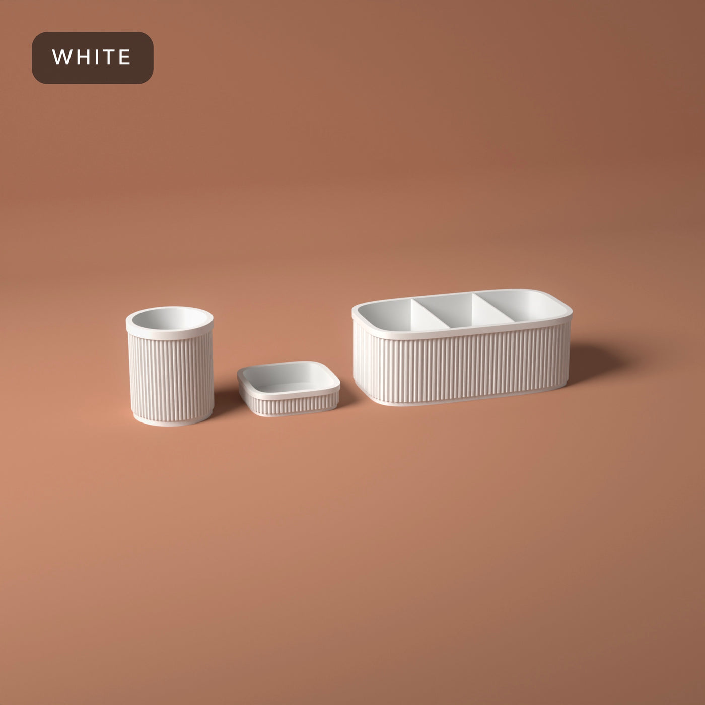 Teacher Desk Set in White