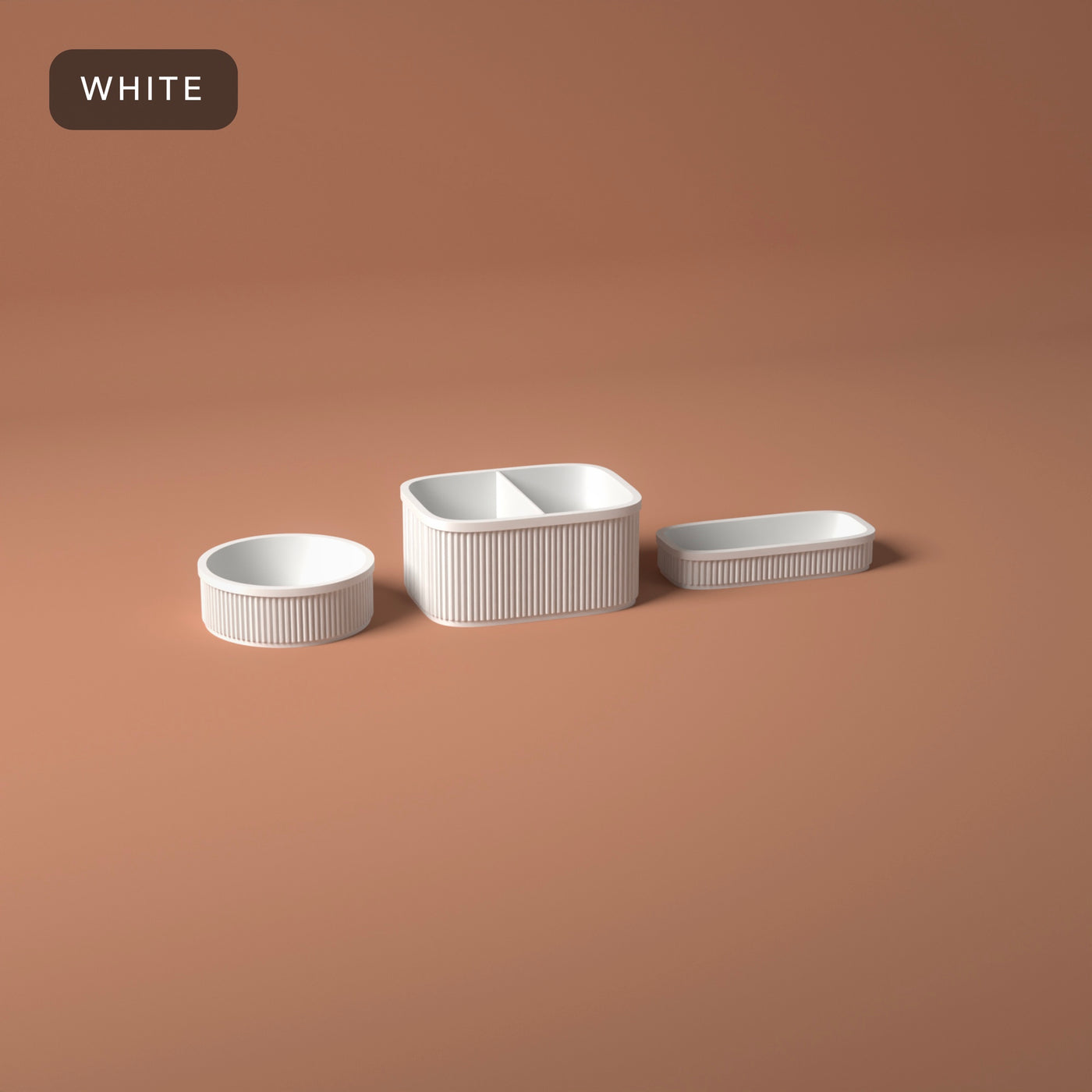 Bedside Set in White