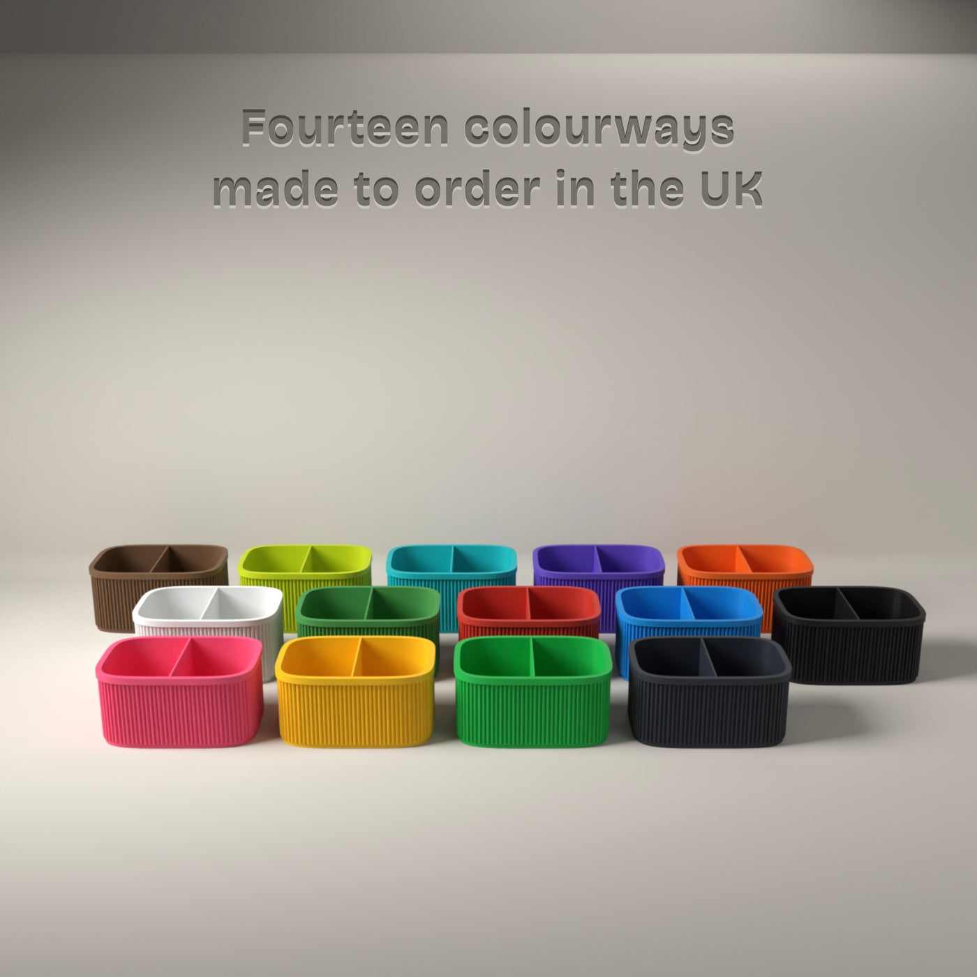 Bedside Set in Available in fourteen colours, made to order in the UK