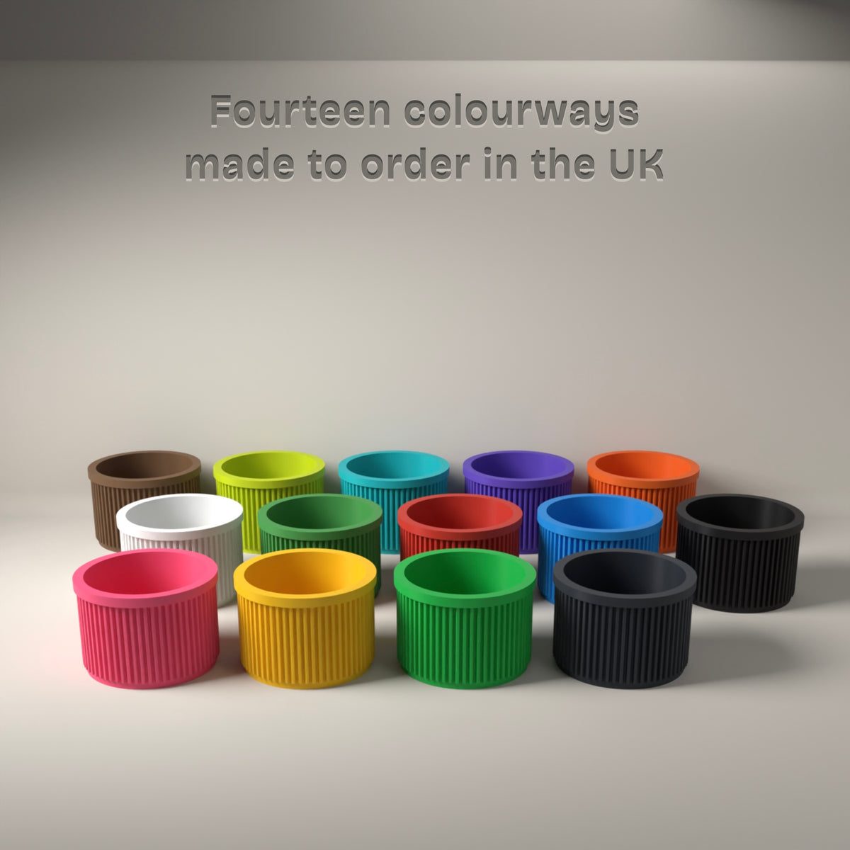Lip Balm Holder 2-Pack in Available in fourteen colours, made to order in the UK