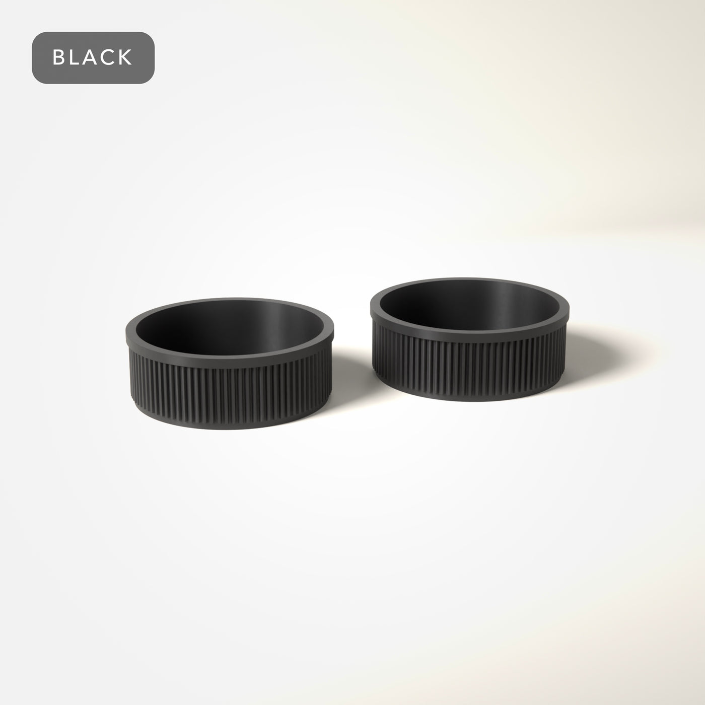 Key Bowl His and Hers 2-Pack in Black