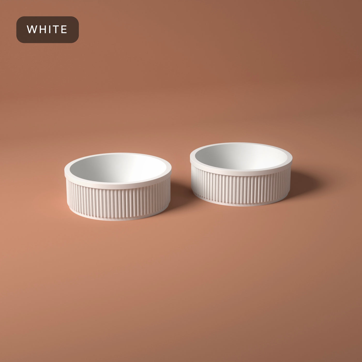 Key Bowl His and Hers 2-Pack in White