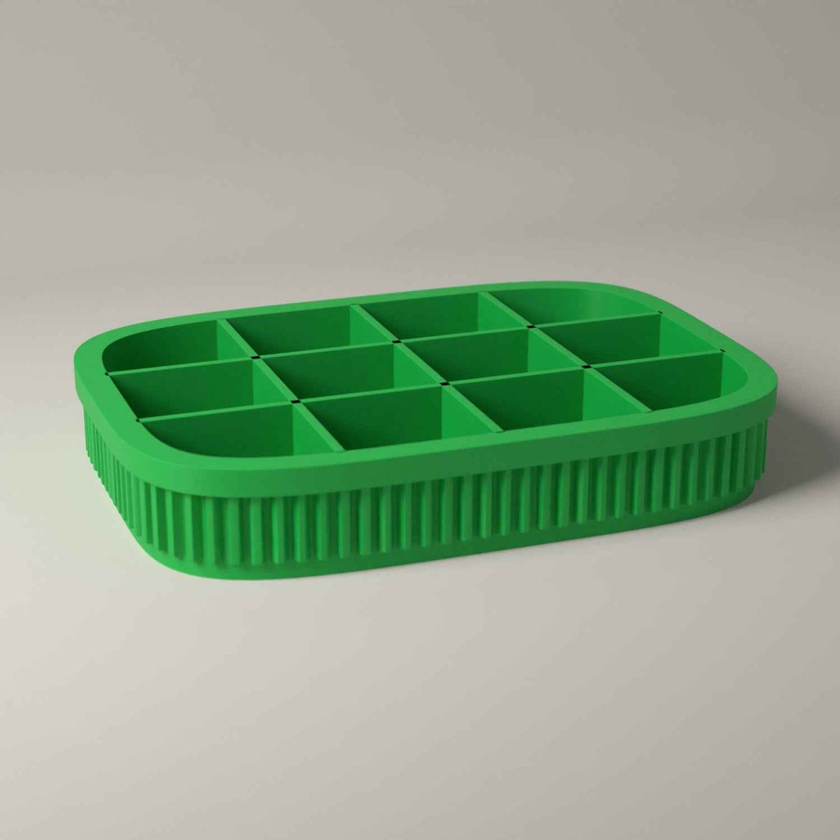 Earring Tray, Ribbed Jewellery Organiser for Studs and Small Earrings in forest green