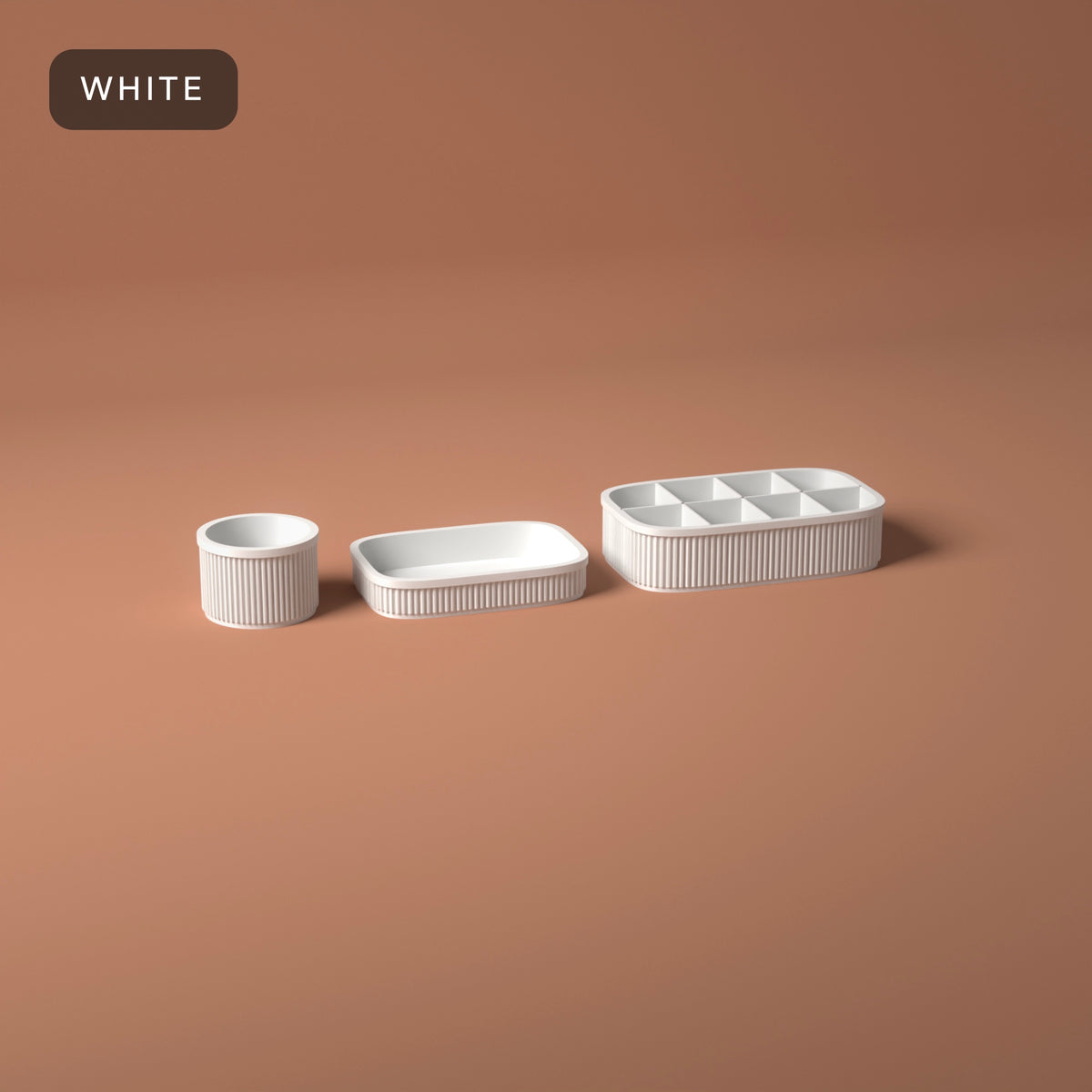 Coffee Station Set in White