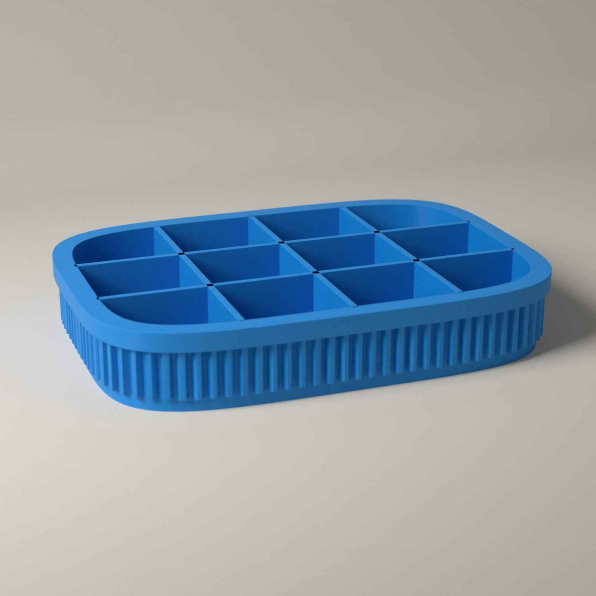 Earring Tray, Ribbed Jewellery Organiser for Studs and Small Earrings in cyan