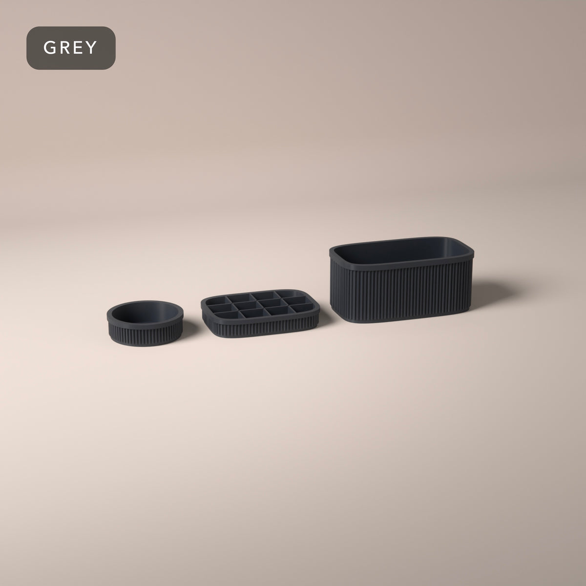Jewellery Organiser Set in Grey
