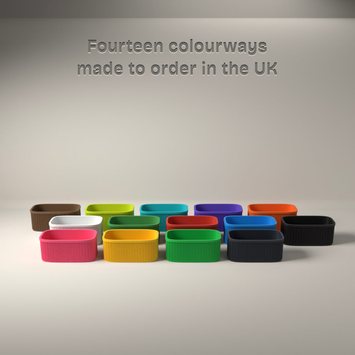 Jewellery Organiser Set in Available in fourteen colours, made to order in the UK