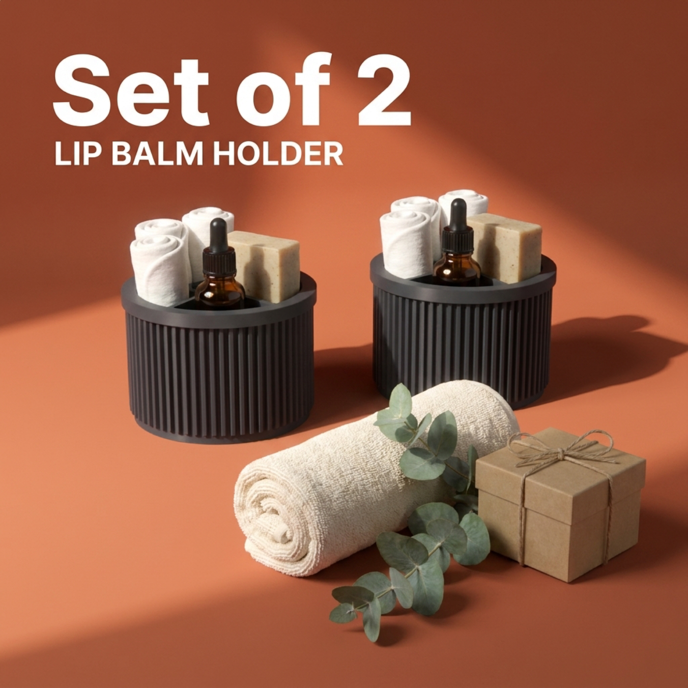 Lip Balm Holder 2-Pack in Lip Balm Holder 2-Pack, lifestyle photo