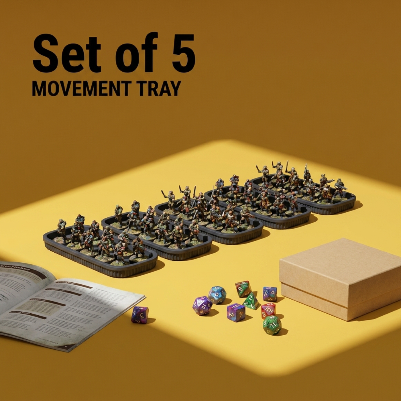 Movement Tray 5-Pack in Movement Tray 5-Pack, lifestyle photo