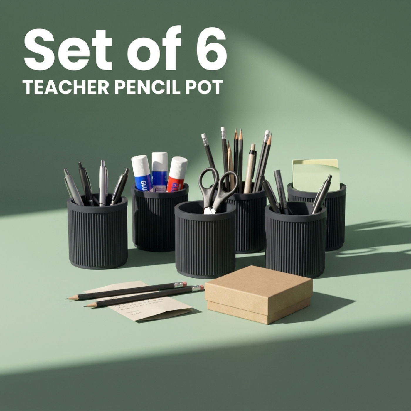 Pencil Pot Classroom 6-Pack in Pencil Pot Classroom 6-Pack, lifestyle photo