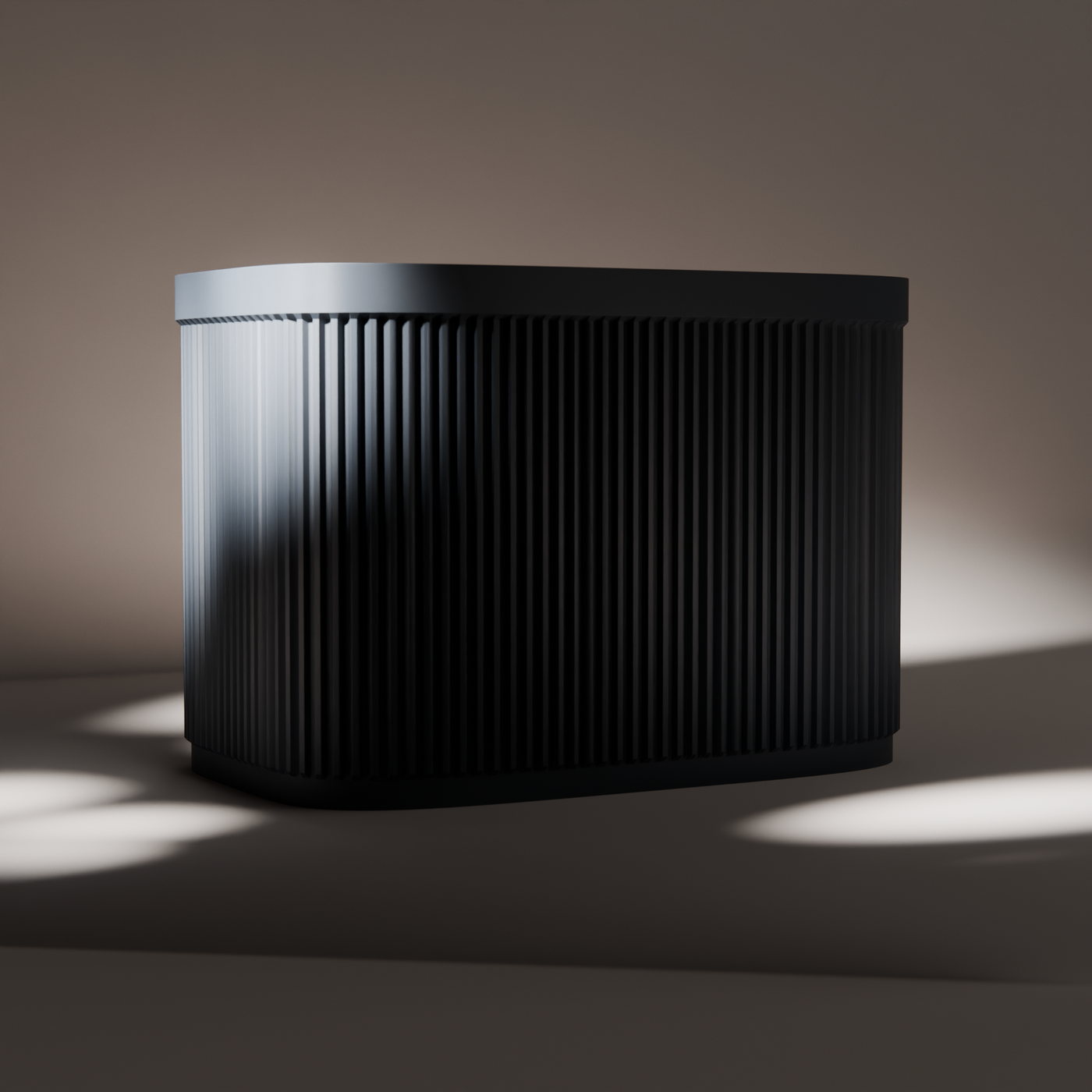 Ribbed 7 Inch Record Holder in Ribbed 7 Inch Record Holder, studio