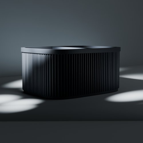 Ribbed Bedside Caddy, studio