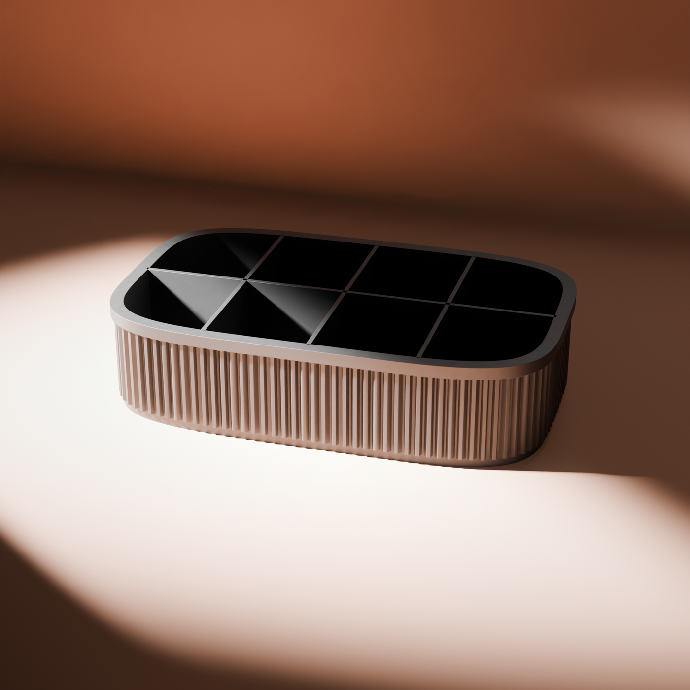 Ribbed Coffee Pod Organiser in Ribbed Coffee Pod Organiser, studio