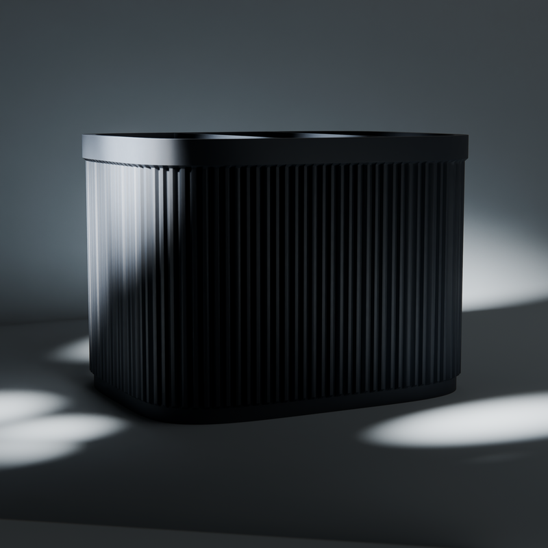 Ribbed Cutlery Caddy, studio