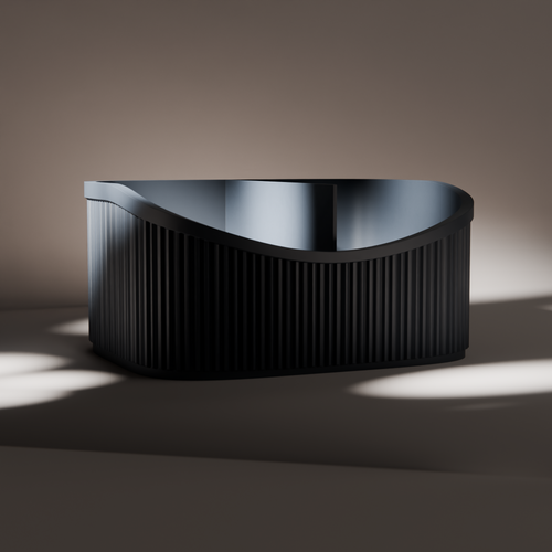 Ribbed Desk Organiser 3 Sizes, studio