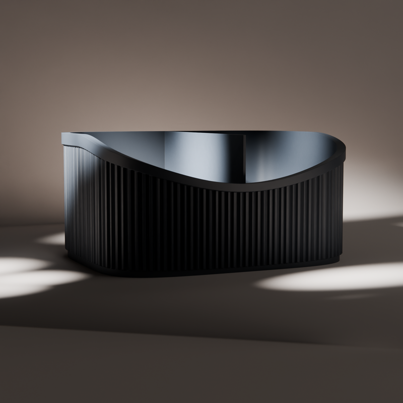 Ribbed Desk Organiser 3 Sizes, studio