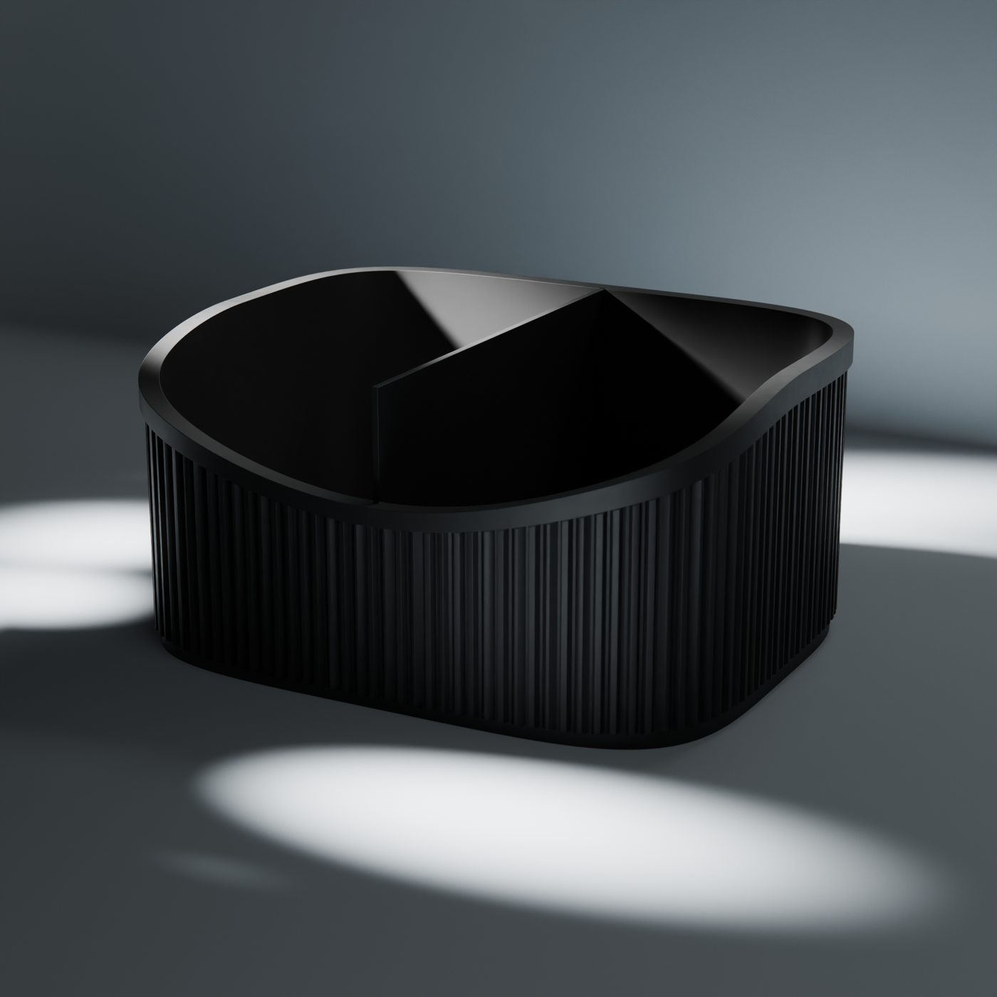 Ribbed Desk Organiser 3 Sizes in Ribbed Desk Organiser 3 Sizes, studio
