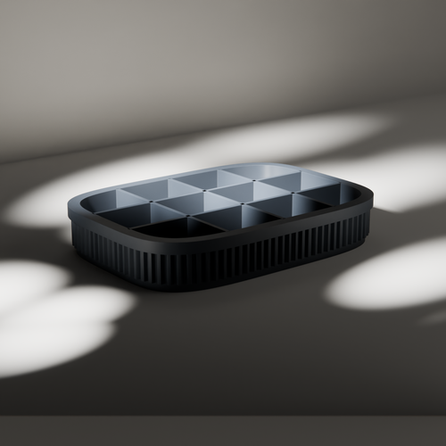Ribbed Earring Tray, studio