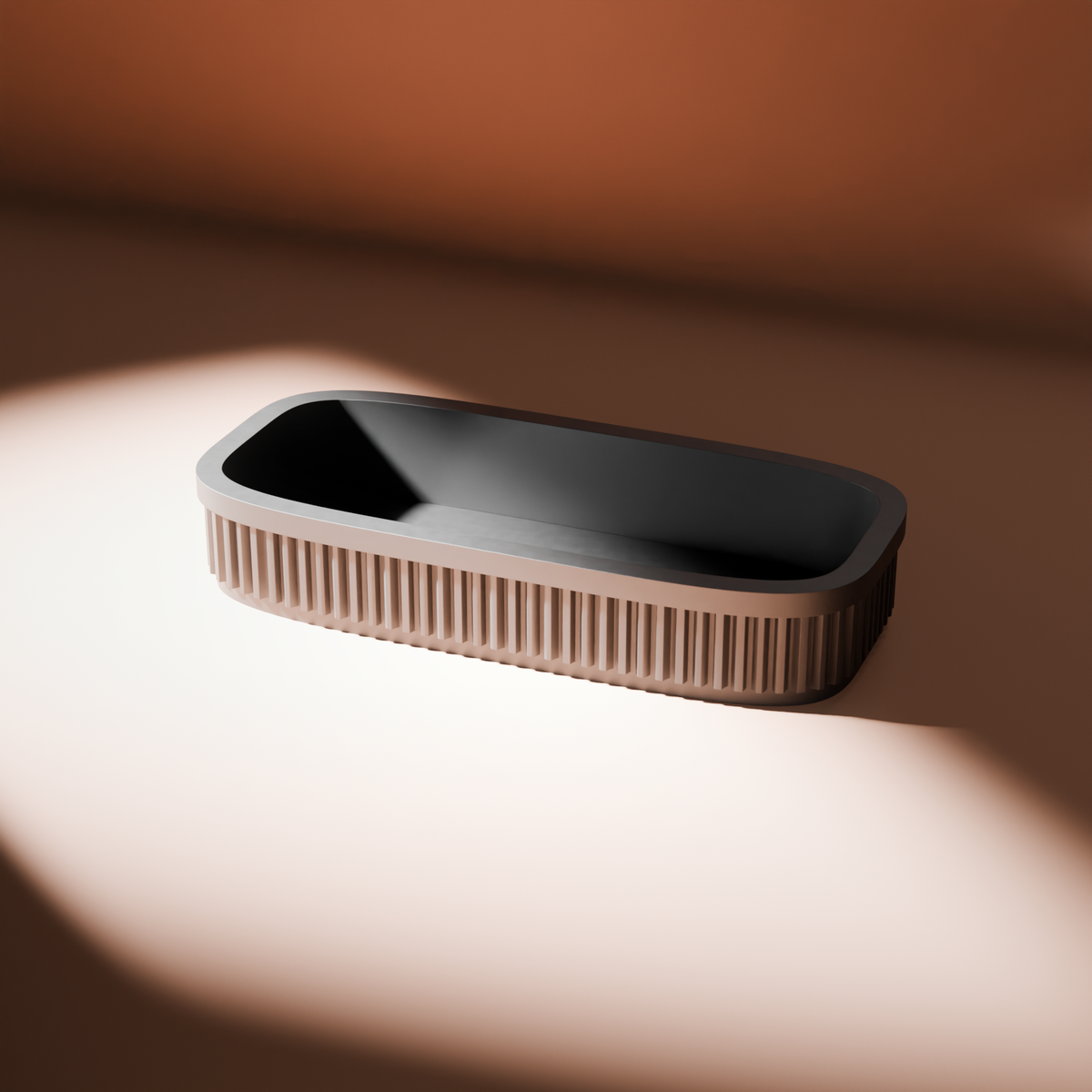 Ribbed Eyeglasses Tray in Ribbed Eyeglasses Tray, studio