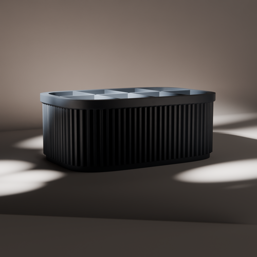 Ribbed Lipstick Holder, studio