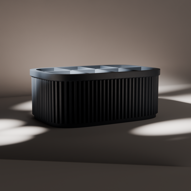 Ribbed Lipstick Holder, studio