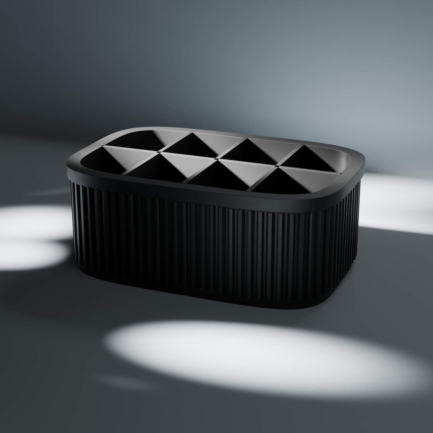 Ribbed Lipstick Holder in Ribbed Lipstick Holder, studio