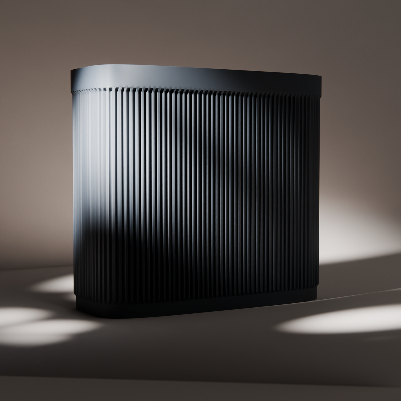 Ribbed Magazine Rack in Ribbed Magazine Rack, studio