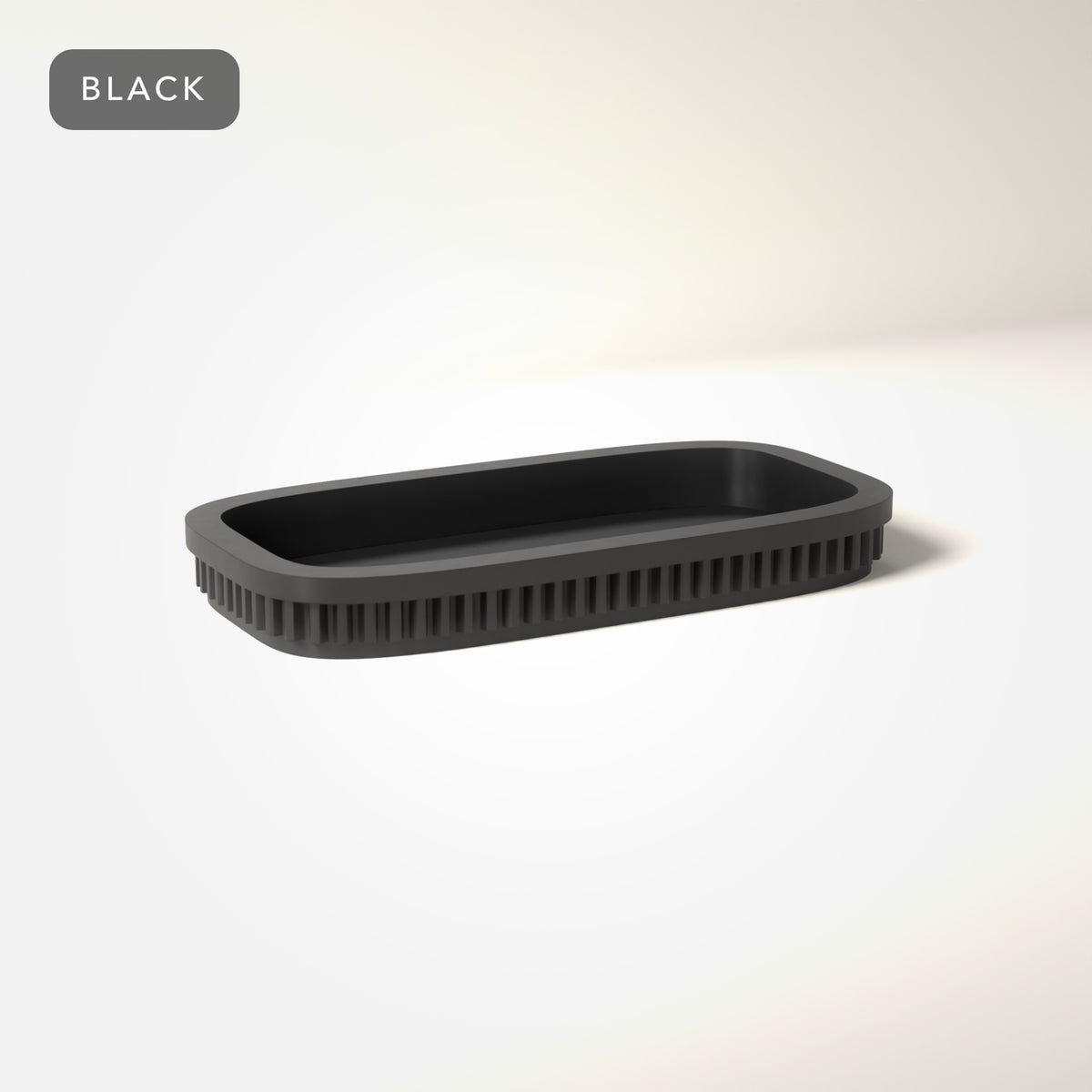 Ribbed Movement Tray in Black