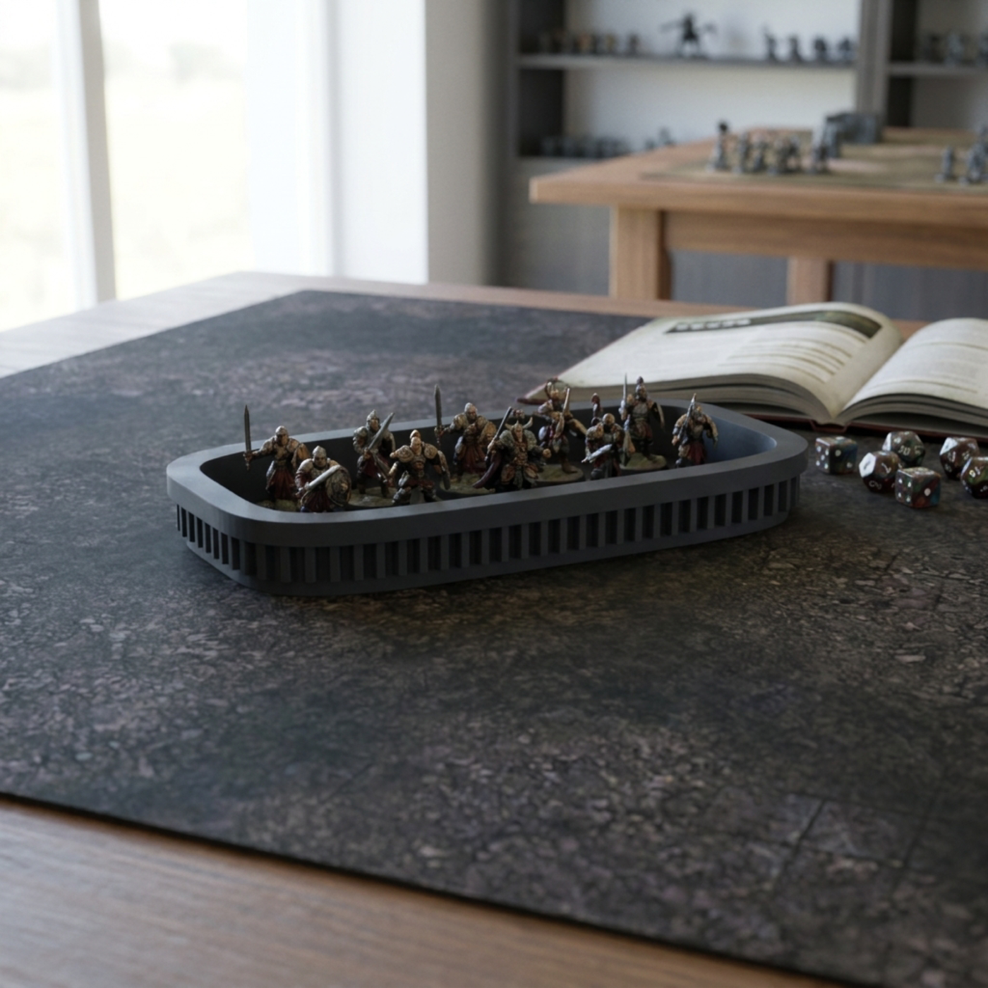 Ribbed Movement Tray in Ribbed Movement Tray, lifestyle photo