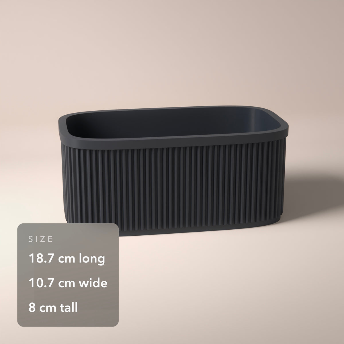 Ribbed Perfume Organiser in Ribbed Perfume Organiser, size