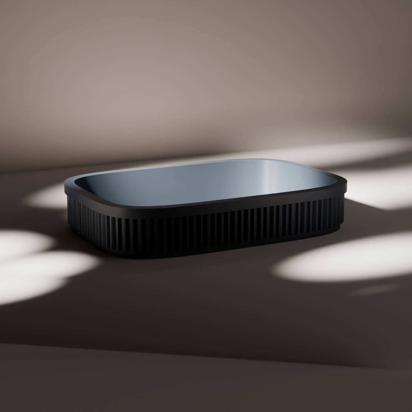 Ribbed Vanity Tray in Ribbed Vanity Tray, studio